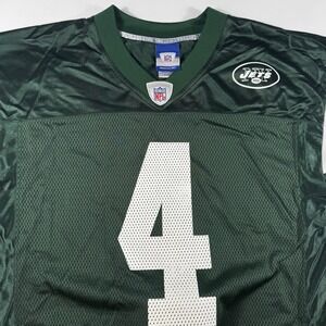 Brett Favre New York Jets Jersey Reebok NFL Football Jersey‎ Men's Medium Green